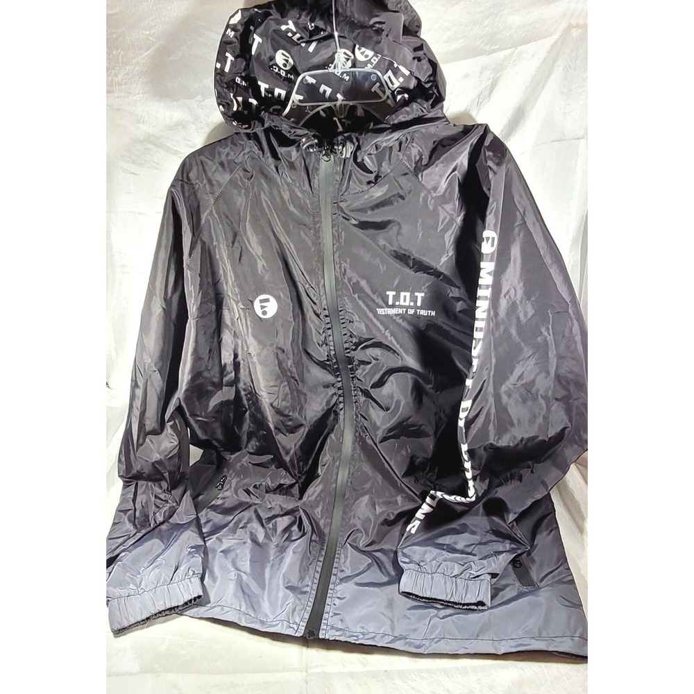 Forever Faith T.O.T. Testament of Truth Mindset of Champions Windbreaker - 2XL